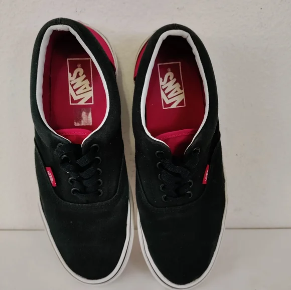 Vans Mens Era 721494 Black Casual Shoes Sneakers Size 7.5 - Picture 9 of 12